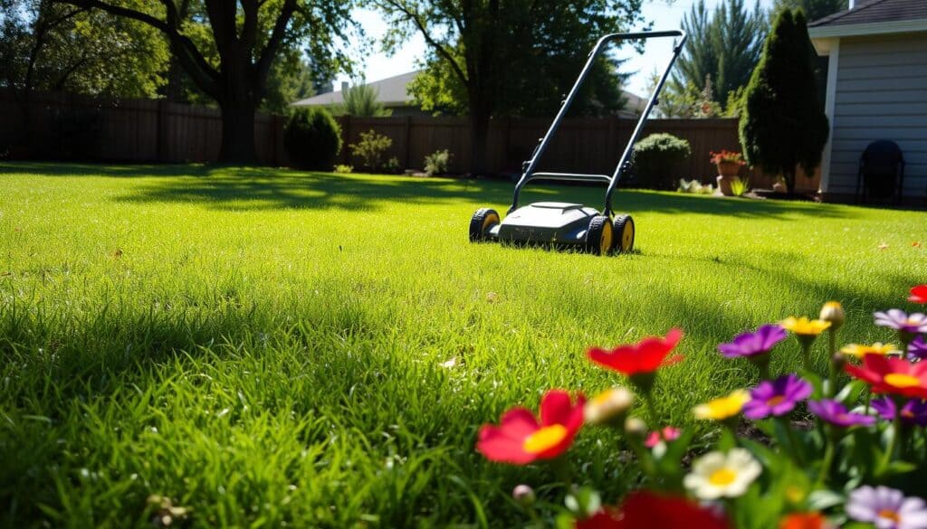 lawn mowing